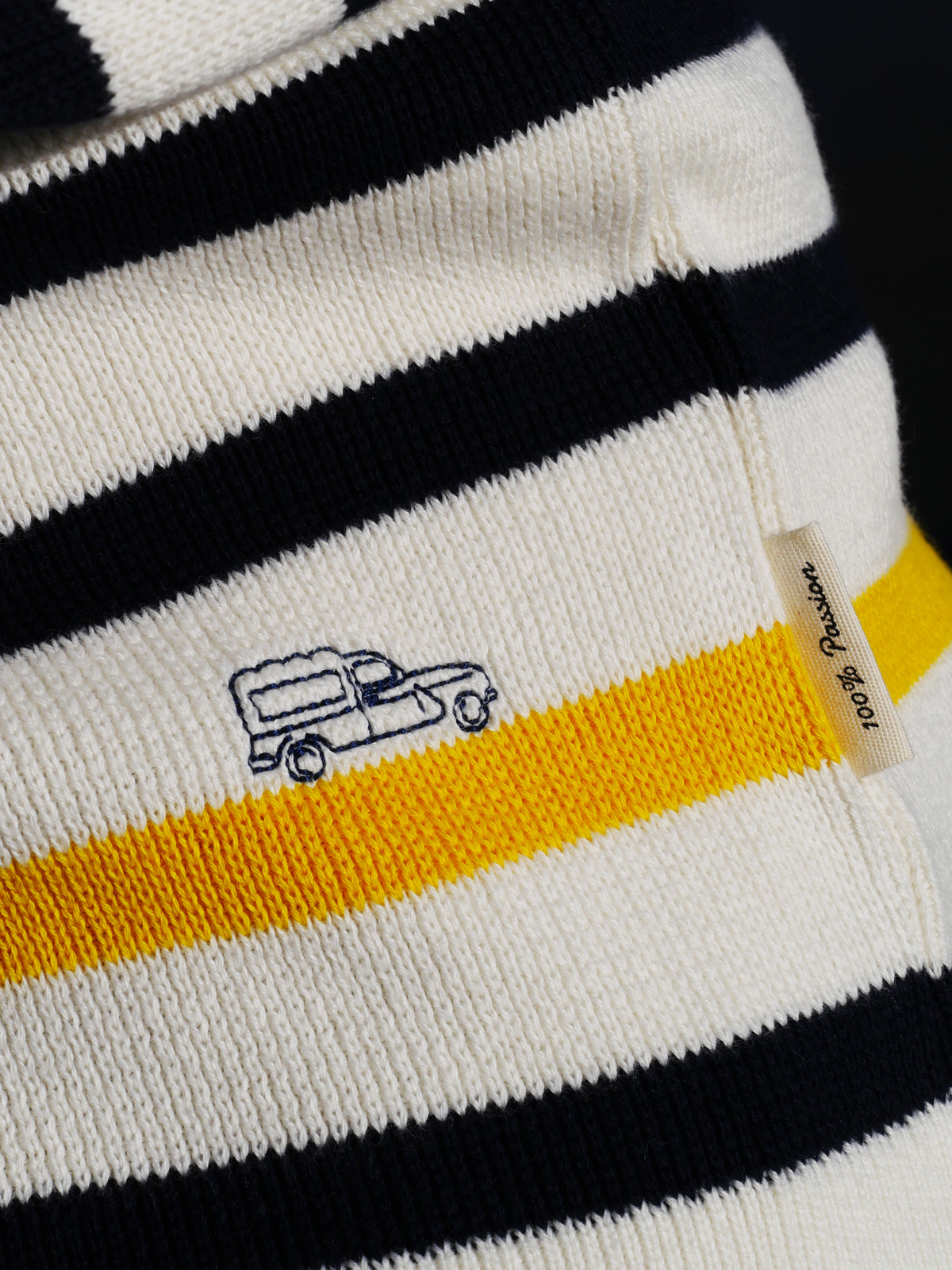 Pull Marinière - Collection héritage - La Jauge Auto - 100% Passion - Partageons l'automobile différemment