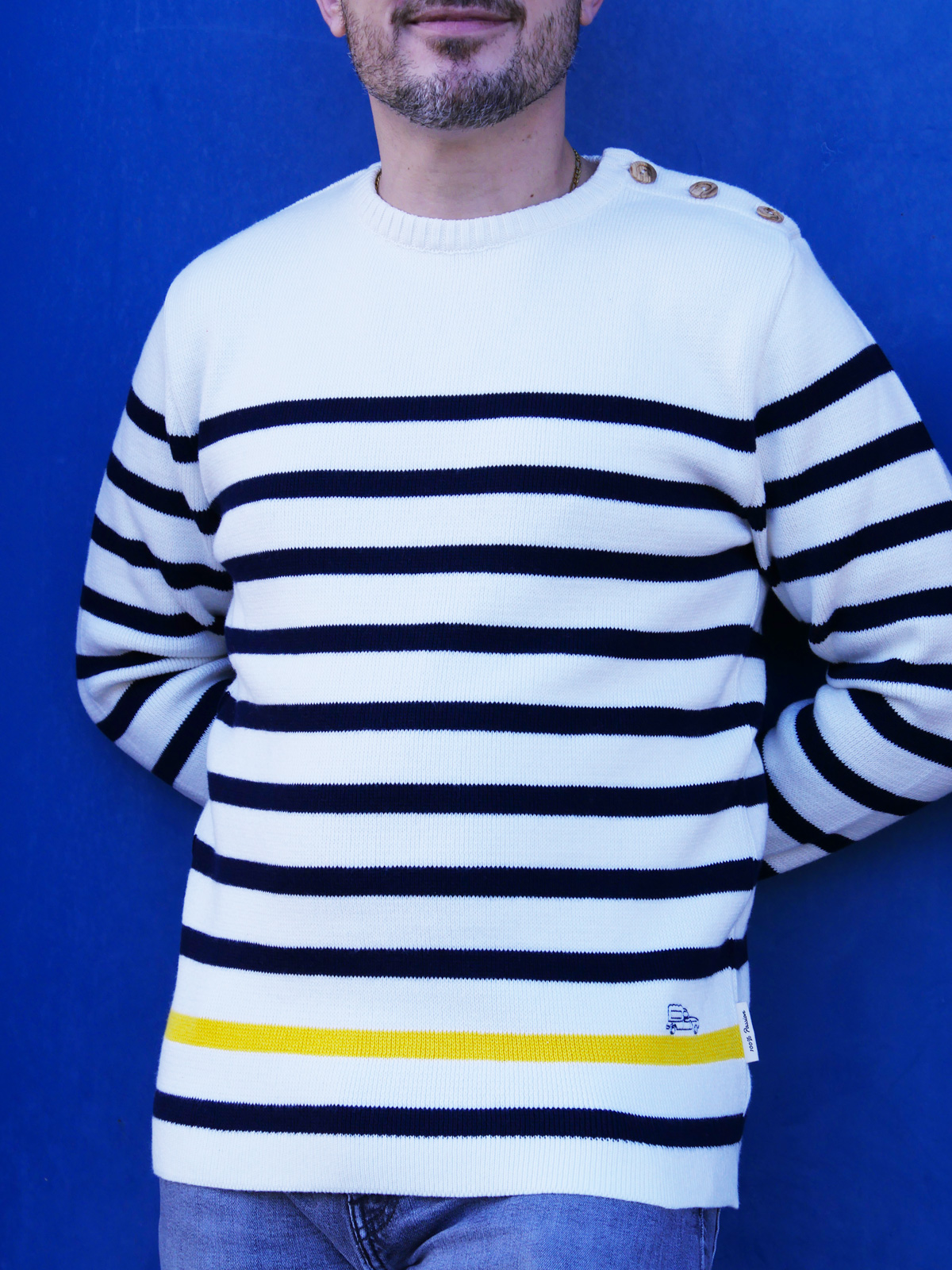 Pull Marinière - Collection héritage - La Jauge Auto - 100% Passion - Partageons l'automobile différemment
