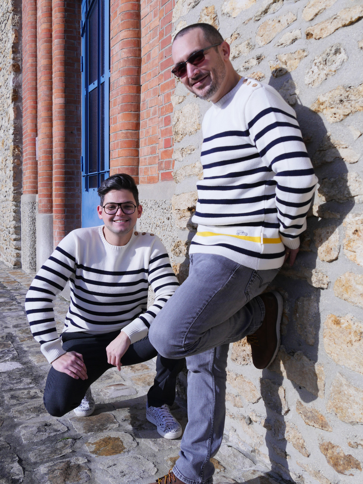 Pull Marinière - Collection héritage - La Jauge Auto - 100% Passion - Partageons l'automobile différemment